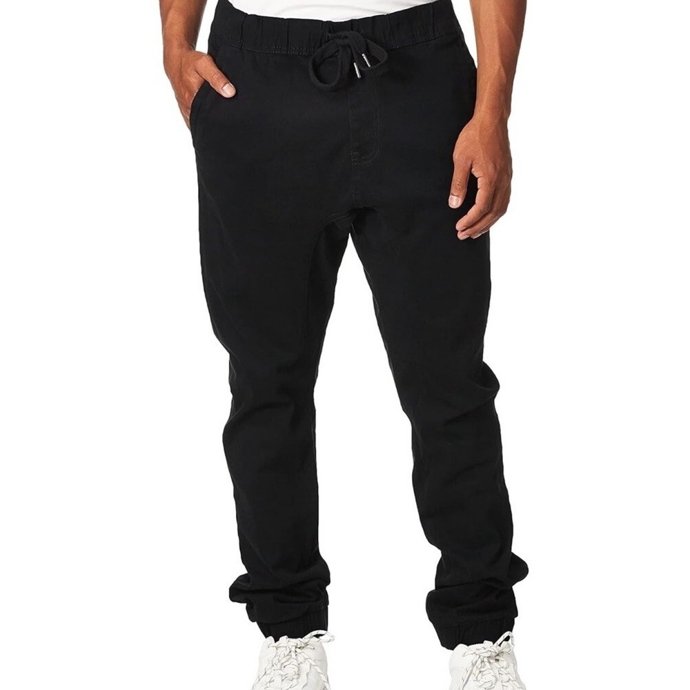 WT02 Twill Jogger Pants, Men's Size S, Black NEW MSRP $50